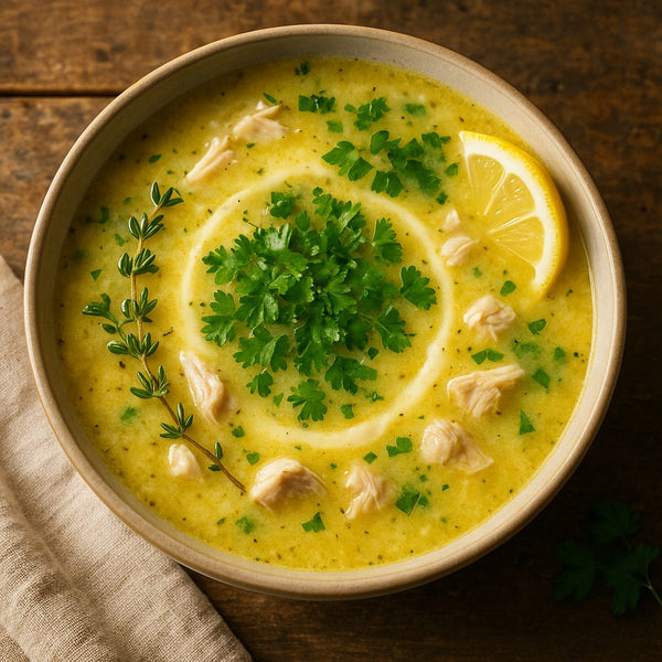 Ciorba de pui a la grec: Reteta simpla, originala ca la mama acasa