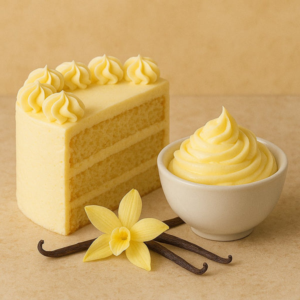 Crema de vanilie pentru prajituri - Reteta cu faina, lapte si frisca