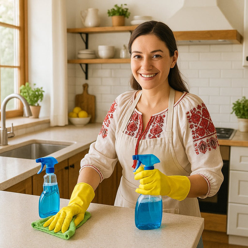 Sfaturi pentru curățarea și întreținerea bucătăriei cu soluții Triumf de la Farmec