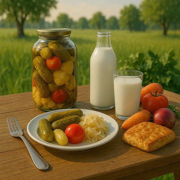 Sănătate și tradiție: Beneficiile murăturilor și lactatelor fermentate