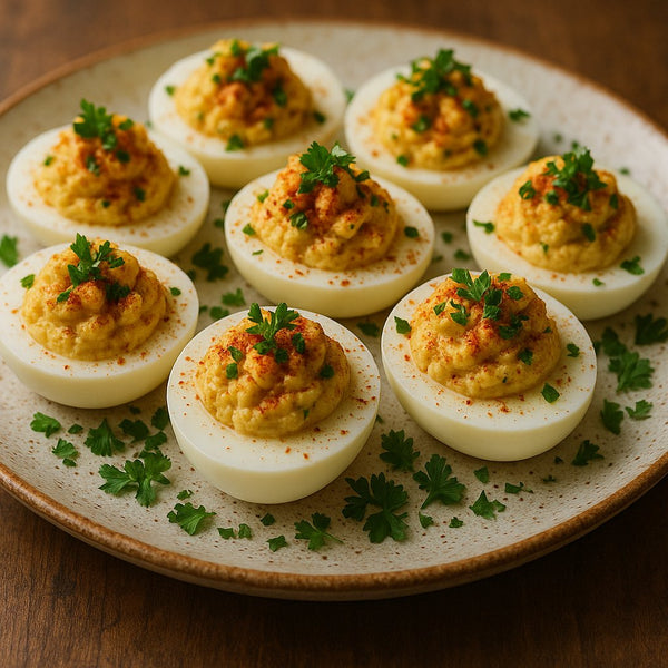 Ouă Umplute: Deliciul nostalgic care inveselește masa de acasă