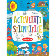 Coperta cărții Activități științifice +8, carte educativă pentru copii