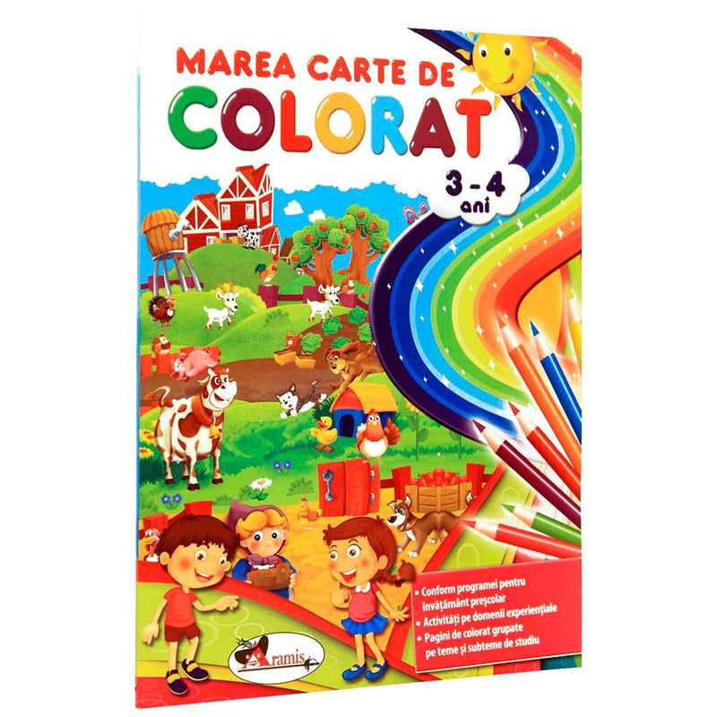 Marea carte de colorat - 3-4 ani - Aramis