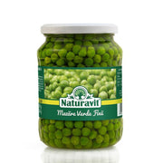 Mazăre verde fină Naturavit, conservă pentru salate, garnituri și mâncăruri de casă