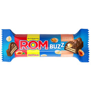 Rom Buzz cu alune întregi, napolitană cu cremă de rom Kandia