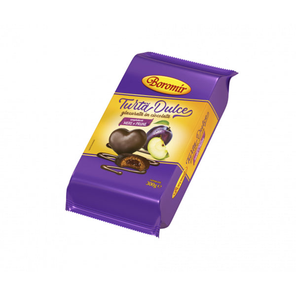 Turta Dulce cu Mere si Prune in Ciocolata - Delumani - Magazin Online Romanesc 