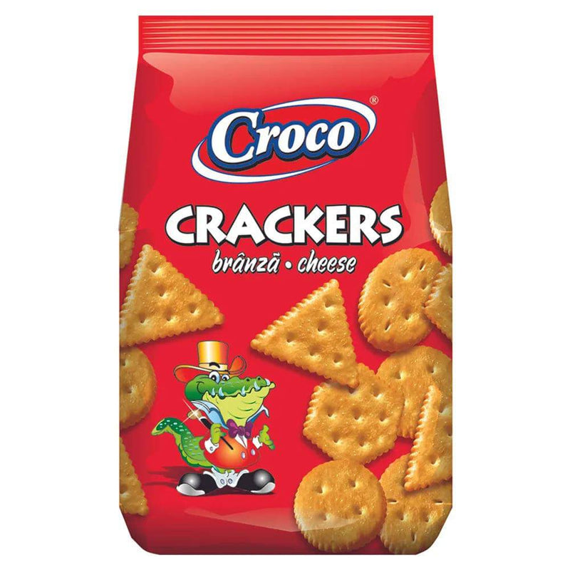 Biscuiti Croco Crackers cu branza - Delumani - Magazin Online Romanesc 