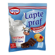 Lapte praf Dr. Oetker, ingredient pentru deserturi, creme și prăjituri