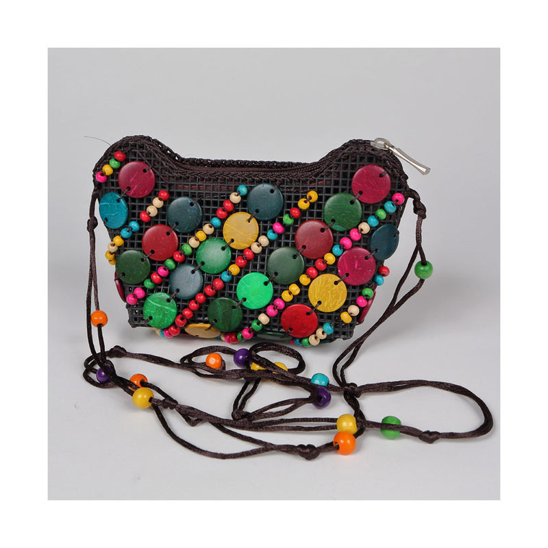 Geantă cu bile lemn - Delumani - Magazin Online Romanesc 