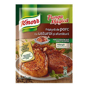 Knorr Punga Magică porc cu usturoi și afumătură, condiment pentru friptură de porc