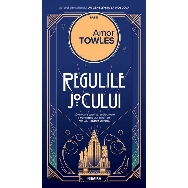 Regulile jocului - Amor Towles - Delumani - Magazin Online Romanesc 