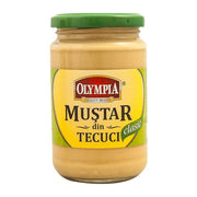 Muștar clasic Tecuci Olympia, muștar românesc pentru mici, cârnați și grătar