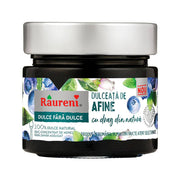 Dulceață de afine Râureni fără zahăr adăugat, produs dulce cu fructe