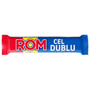 Rom Cel Dublu baton de ciocolată Kandia, desert românesc cu aromă de rom
