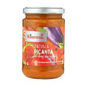 Zacuscă picantă Râureni, conservă românească de legume la borcan