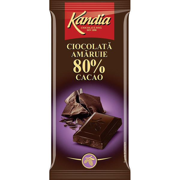 Ciocolata Kandia Amaruie 80 % Cacao