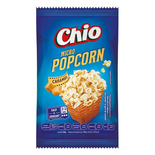 Popcorn Chio cu gust de caramel, pentru microunde