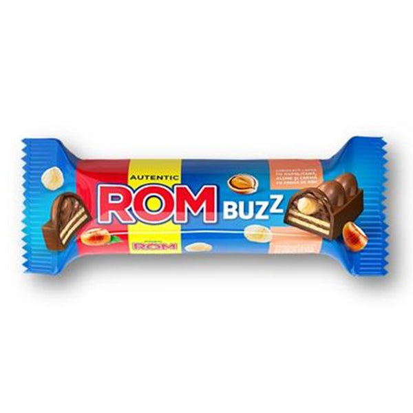 Rom Buzz cu alune intregi - napolitana crema rom