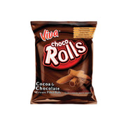 Viva Choco Rolls ciocolată European Food, rulouri dulci cu cremă de ciocolată